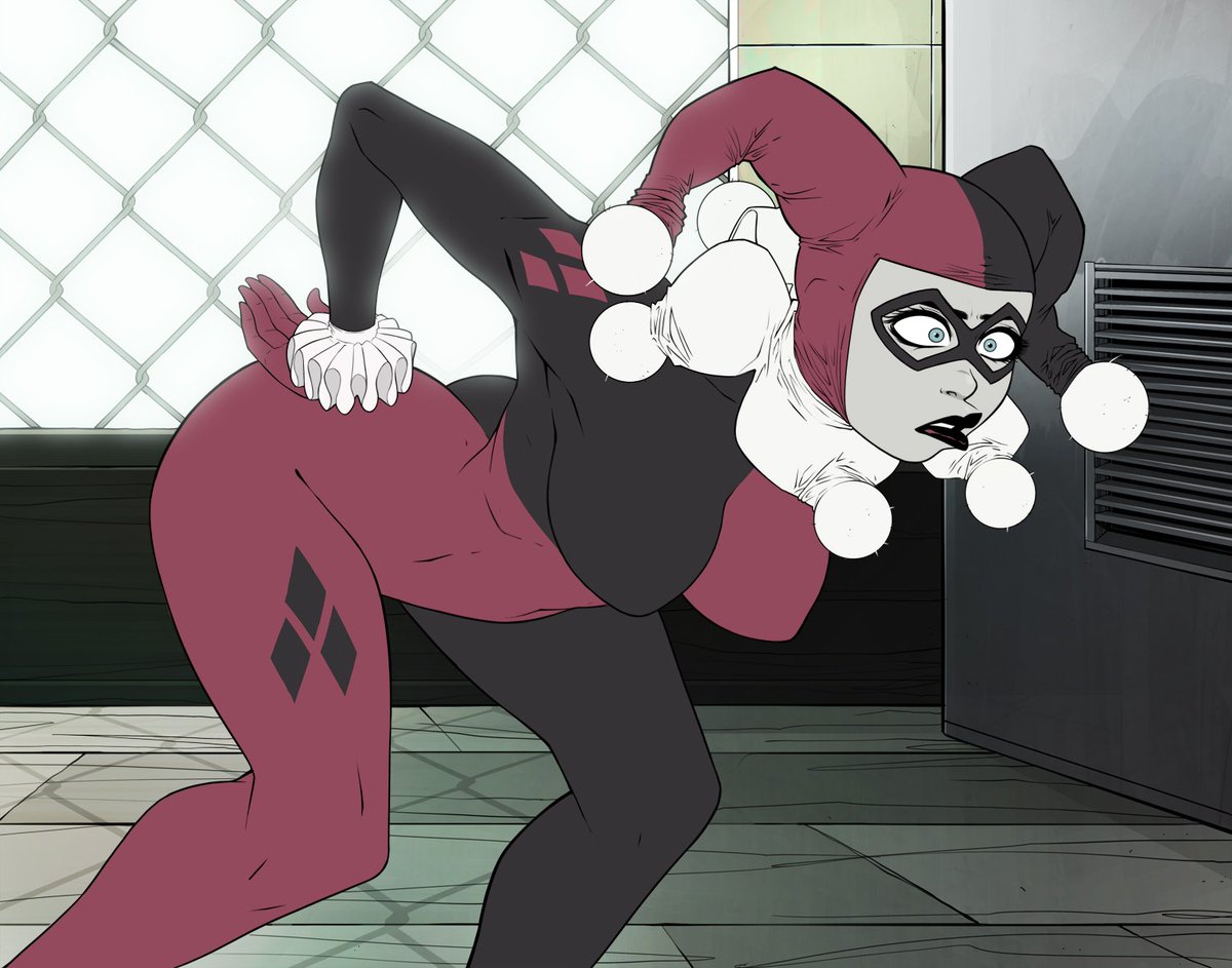 mSperoni's tweet photo. I usually prefer to draw Harley in costume. Or wearing someone else's costume? #HarleyQuinn #DCcomics #HarLi #StreetFighter https://t.co/Wnw2E4b6tU