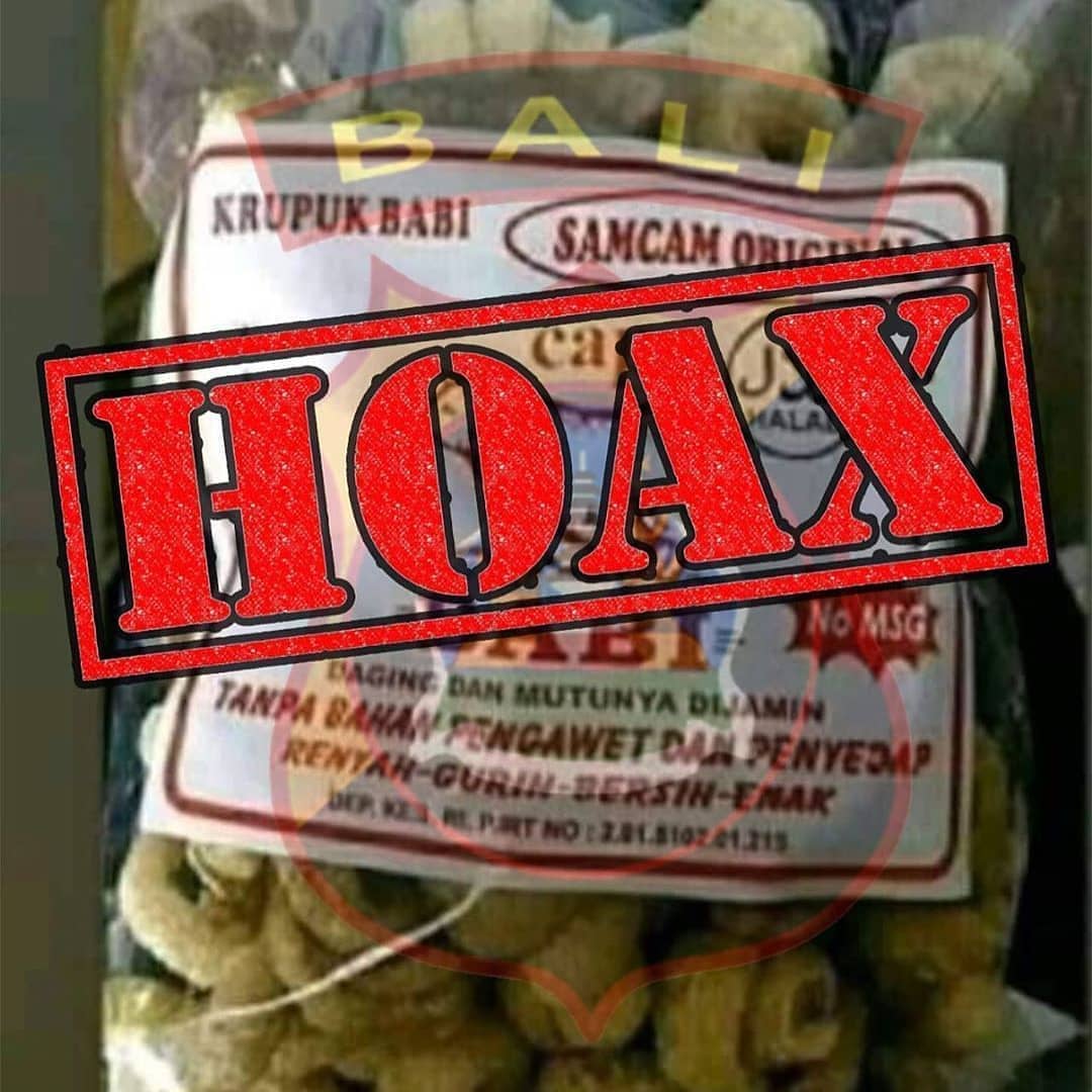 PolsekUbud's tweet photo. Jangan mau diadu domba Hoax 
Malu tow .... https://t.co/tDB15E6wo8