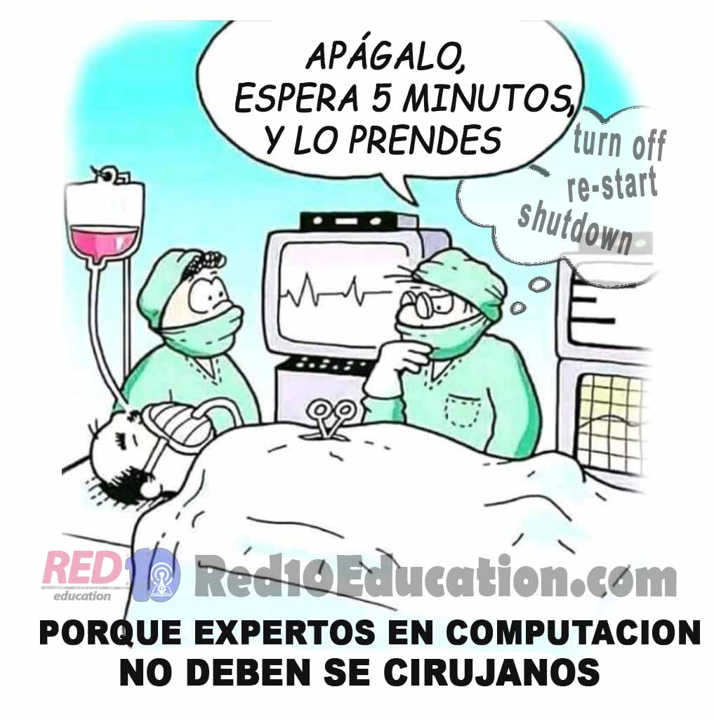 red10education's tweet photo. PORQUE INGENIEROS EN COMPUTACION NO DEBEN SER CIRUJANOS
#CursoICND1 #CursoCCENT #CursoCCNA #LaboratorioPacketTracer #cisco #ccnav3 #icnd1 #icnd2 #certificacionccna #cursoscisco #ciscodf
#cursocdmx #redesdedatos #fundamentosredes #cursoccna #cursocisco #examenredes #ethernet https://t.co/GsAoxnrvhj