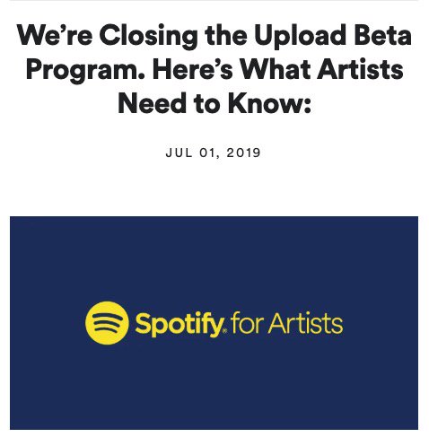 diyprinc's tweet photo. #IndieArtist - Have you heard? @Spotify is closing their direct upload feature. Not to fret! Indie distributors (like our favorite @cdbaby 💿 👍) make getting your music onto streaming services a breeze 🌬 Read more about the #Spotify update: https://t.co/DPa0UiXDuJ
#PRunplugged https://t.co/tq8WJLX6Mf