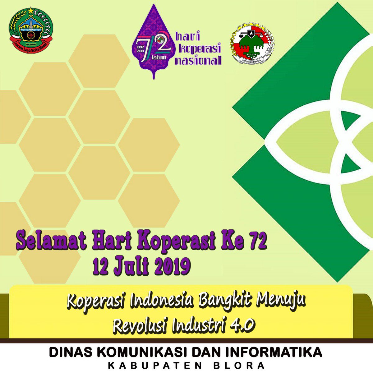 Selamat Hari Koperasi Nasional ke-72!
Puncak hari koperasi akan dihelat hari ini 12 Juli 2019 di GOR Satria, Purwokerto..
#HARKOPNAS2019 #HARKOPNAS72 #KemenkopUKM #KoperasiKeren