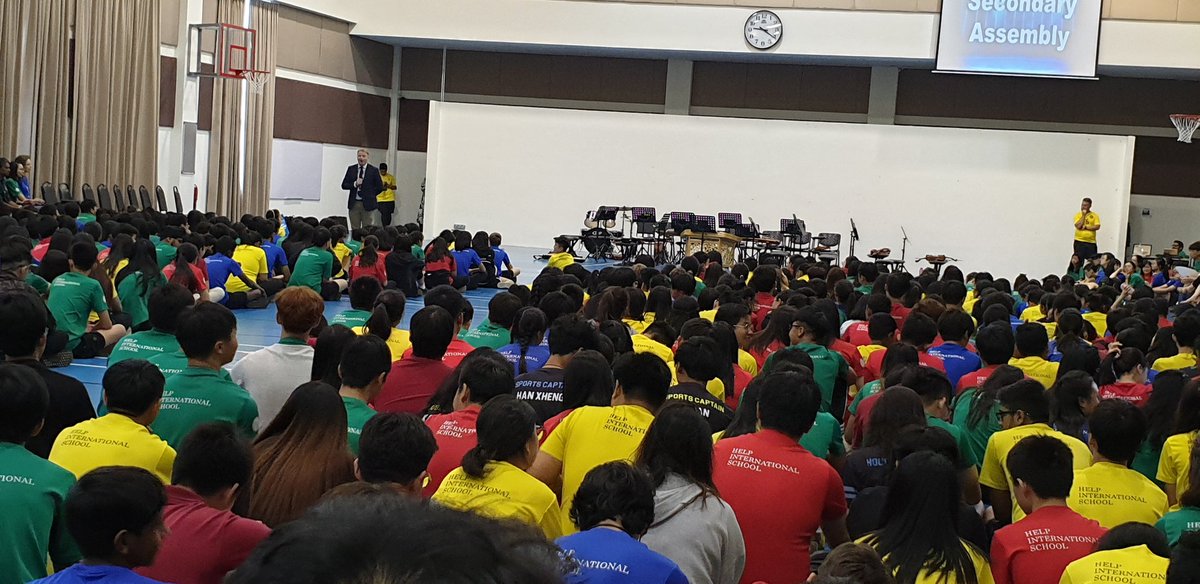 Final assembly for AY 2018/19!! Summer holiday is here! 😍