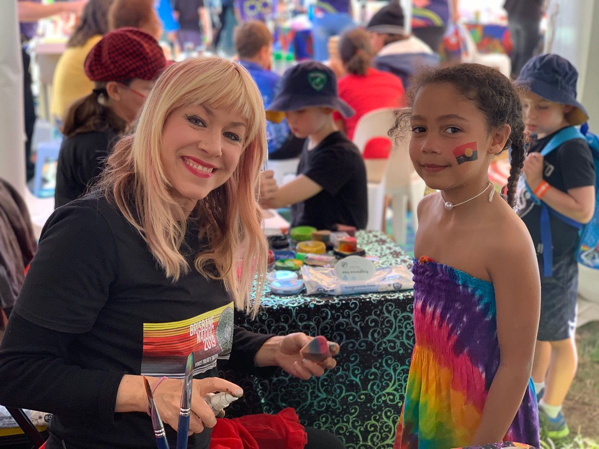 ATSICHSBris's tweet photo. Hey you mob ...come on down and say hi at Musgrave Park. It’s all happening for our NAIDOC celebrations #naidoc #naidocweek #naidoc2019 #voicetreatytruth #atsichsbrisbane https://t.co/Bt8dOekWQJ