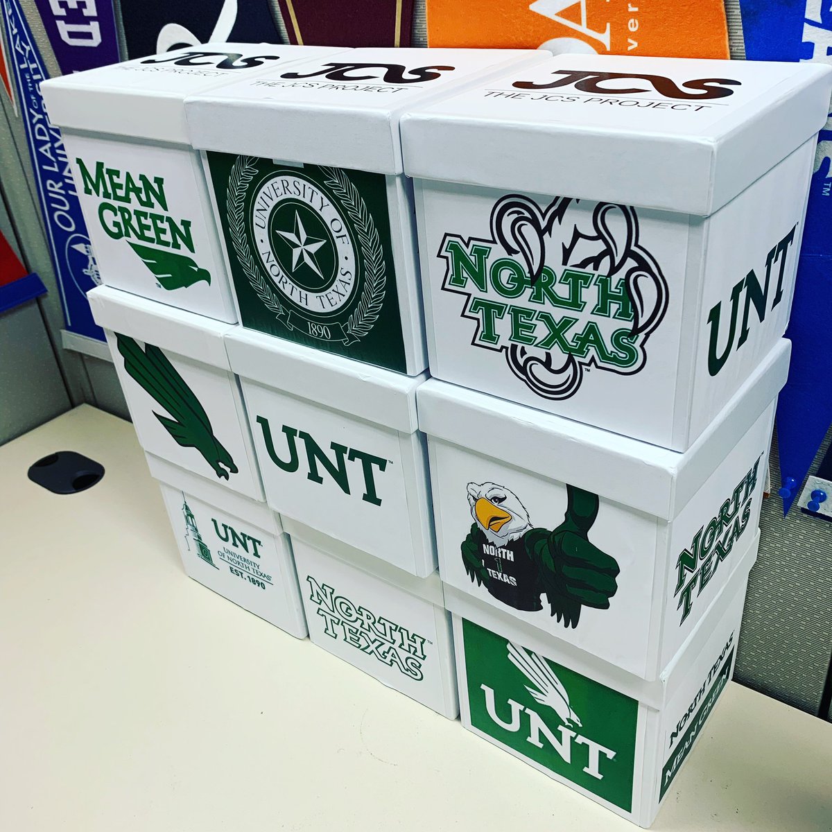 JCSproject's tweet photo. 🗣I can not wait to move my daughter into UNT!!! Every Student around her Dorm Room will get a FREE  COLLEGE CARE PACKAGE from The JCS Project!  Her Roommate and surrounding mates are about to be BLESSED!!! 🙌🏾💚🦅. 

#thejcsproject #freecollegecarepackage #unt #unt2023 https://t.co/beRO1di42N
