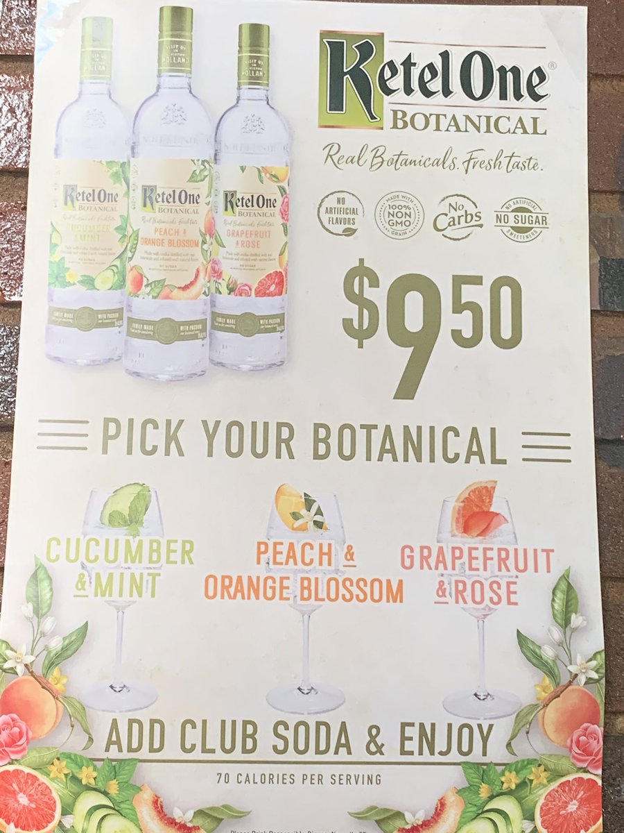 Liquid_Vibes's tweet photo. I will take one! #diageorep #ketelone #ketelbotanicals #botanicals https://t.co/Rzm47beUR3