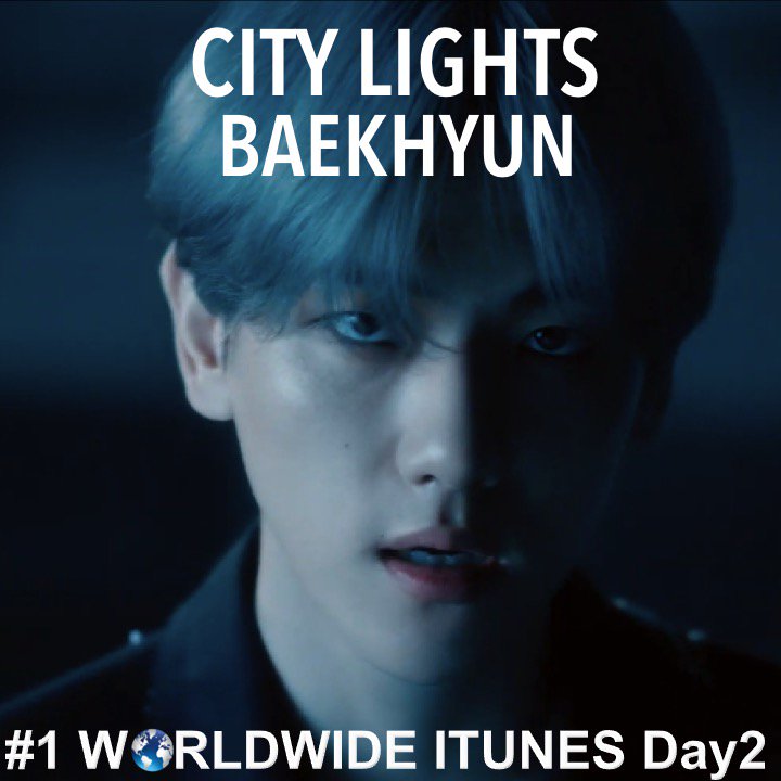 WORLDMUSICAWARD's tweet photo. #EXO's #Baekhyun Scores a 2nd day at #1 on the worldwide iTunes Chart with his Debut Solo Mini Album #CityLights!👏👨‍🎤🏙️1⃣🎵🌎💥2⃣🔥👑 @B_hundred_Hyun @weareoneEXO
https://t.co/ACl95QF46Q https://t.co/sw1MTgYmlg