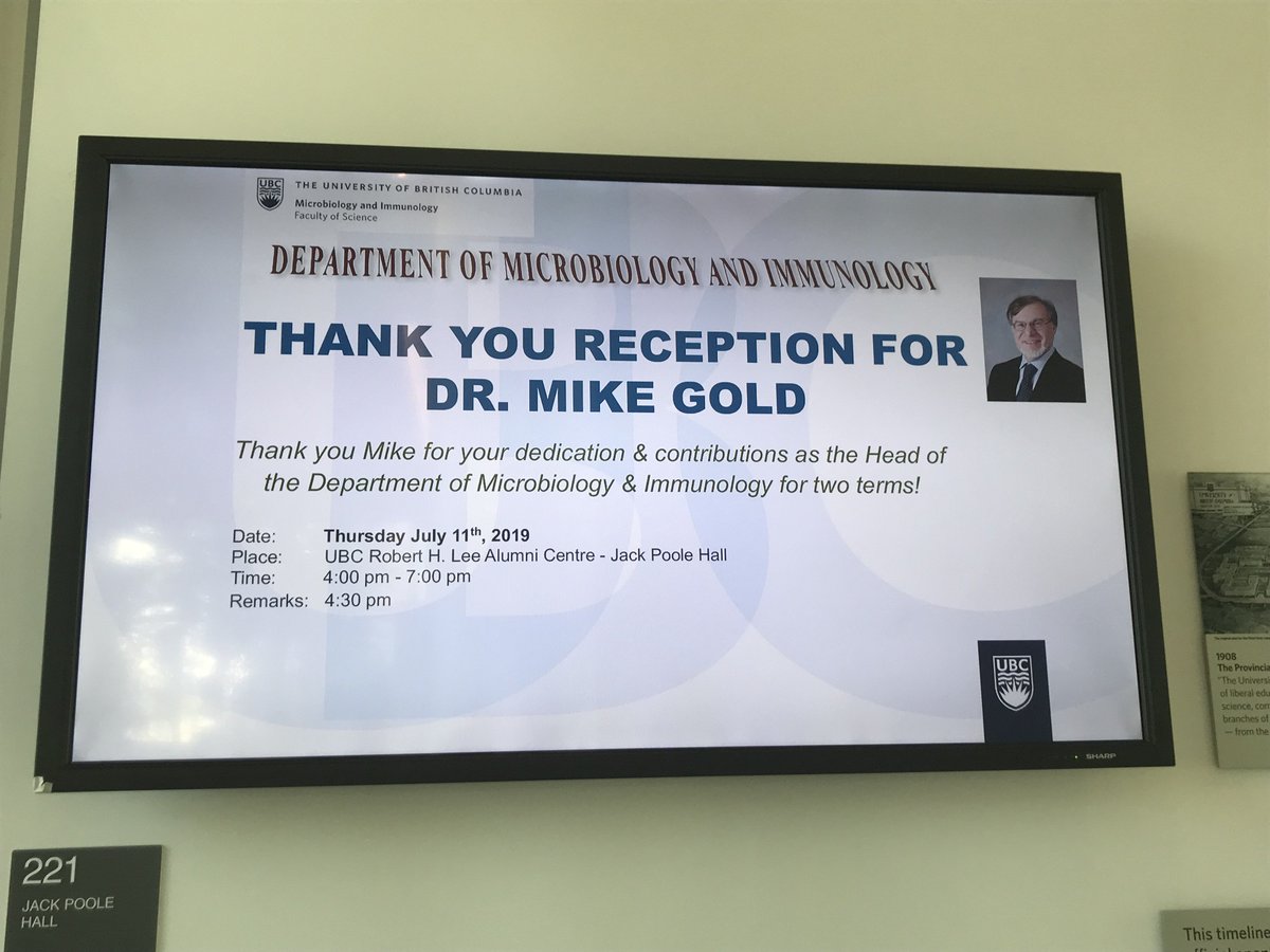 UBC Dept of Microbiology and Immunology tweet media