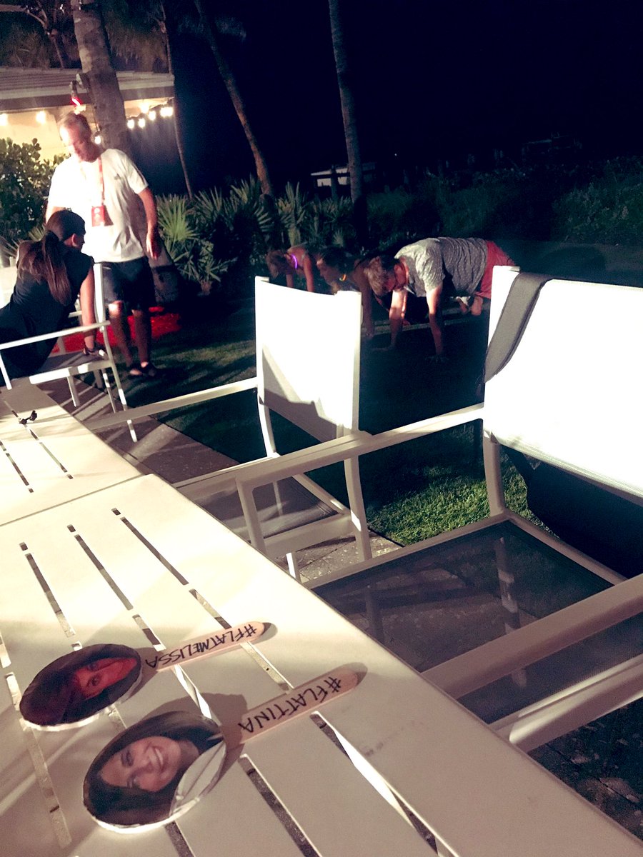 ektedtech's tweet photo. Planking competition at the #SchoolgyNEXT party. I think the real competition is #flattina and #flatmelissa! #flatambassador @TNording @apptasticteach @RiggsRealWorld #SchoologyAMB https://t.co/o0ji4WiQFX