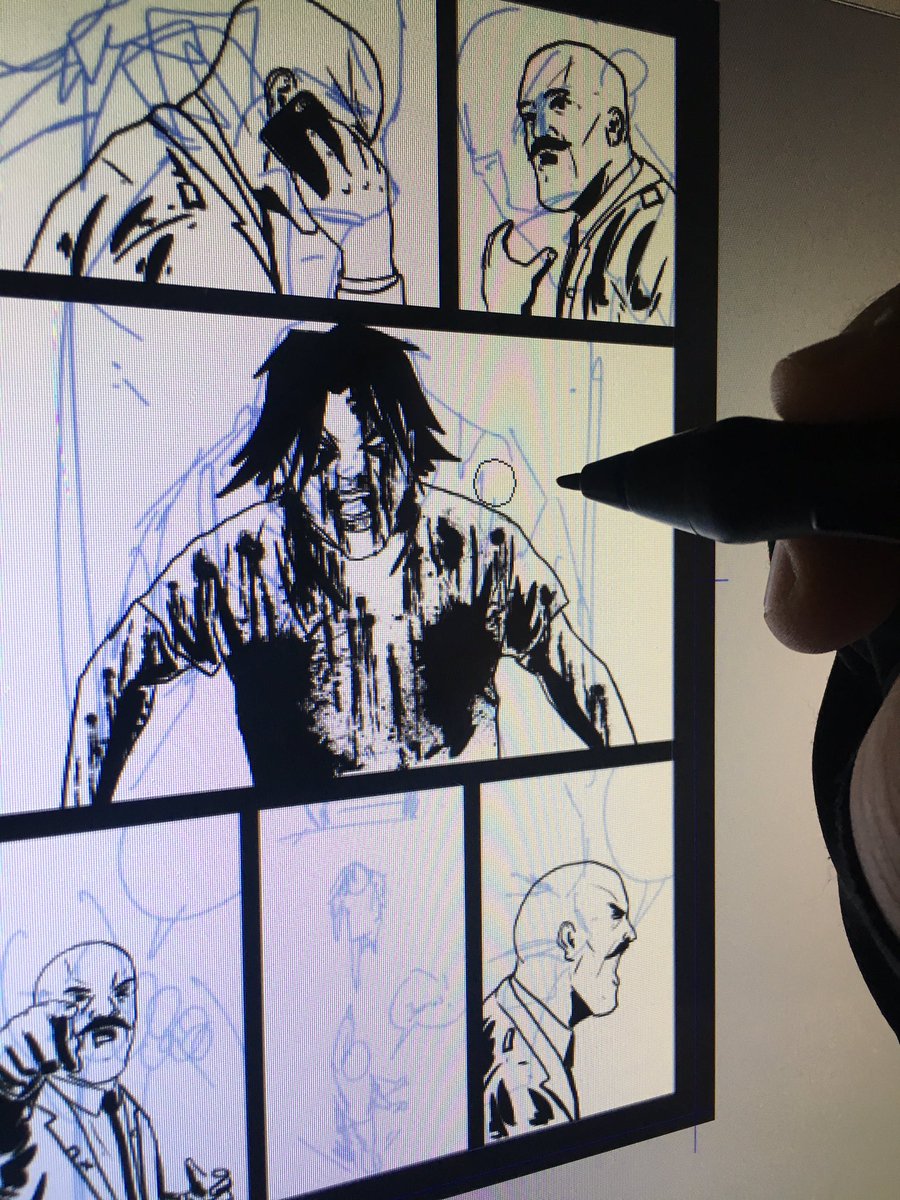 tyler_c_world's tweet photo. Busting these pages out! 20 days left to back Undead Row! 100+ page graphic novel!! 🔥🔥🔥
https://t.co/etwZVZgjcf
#indiecomics #makecomics #teamcomics https://t.co/yCf7WDBUlf