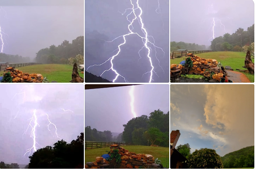 FOX5StormTeam's tweet photo. More lightning pix from Denise Polydor in Waleska #FOX5Storm https://t.co/EWyAZYOQQx