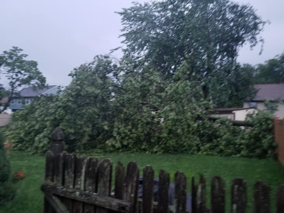 InfinityFloatNJ's tweet photo. @6abcadamjoseph @NWS_MountHolly Came through my brother’s yard in Birchfield https://t.co/sIZOTzHZdY