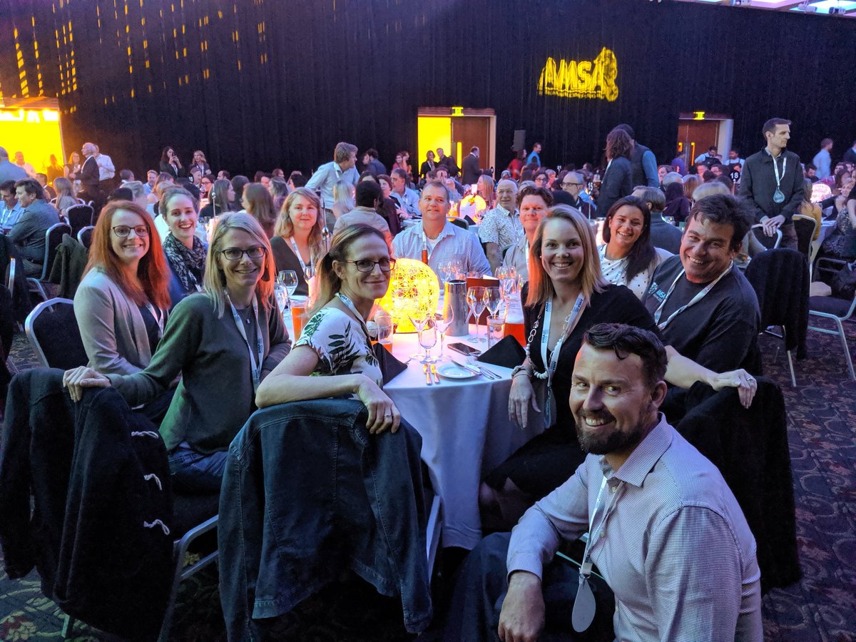 DrIanMcLeod's tweet photo. Big turnout from our @TropWATER team from @jcu at the #AMSA19 conference. We are all so busy, it was a great opportunity to catch up with research progress and do some planning. And have some fun! https://t.co/q7fC38CKj0