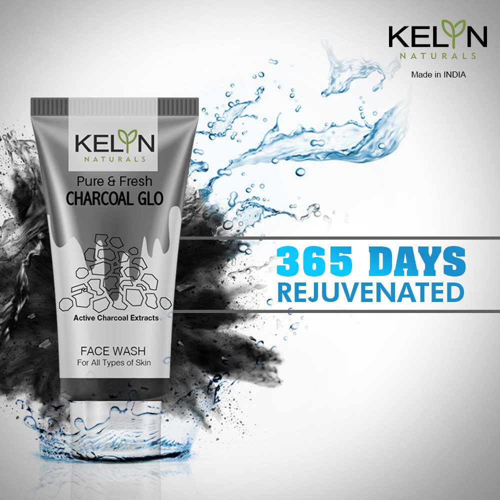 kelyn charcoal face wash