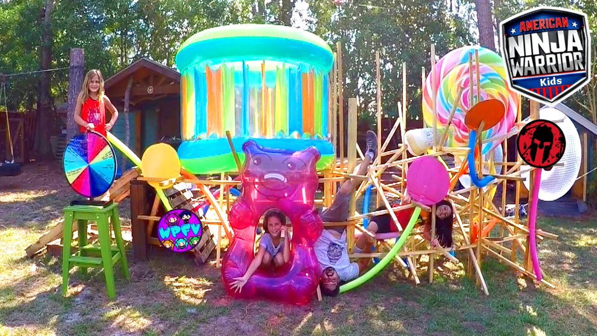 wacky_pack's tweet photo. #SpinningWheel #AMERICANNINJAWARRIOR #KIDS #Challenge! #BACKYARD #SPARTAN #OBSTACLECOURSE! Only on #WPFV! #ObstacleCourseFamily #americanninjawarriorjunior #AmericanNinjaWarriorKids #SpartanRace #SpartanKids #SpartanObstacleCourse #WPFG #WackyPack @lyronyx @huntrys @pixlylu https://t.co/2tCRKlxImU