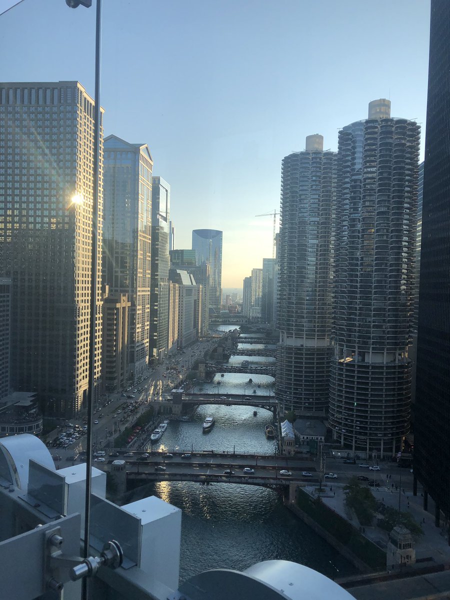 SteelChicago's tweet photo. View from @aisc #ideas2 @LHChicago awards ceremony @WEO_Built @tgrwallc #londonhouse https://t.co/Y64KtIuAKB