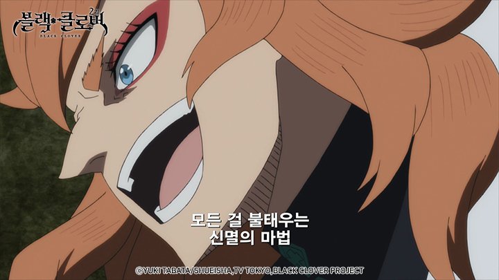 [자막] 블랙클로버 2기 39화 예고 < Page39. 메레오레오나 VS 불성실의 라이어 > 백야의 마안 아지트에 돌입한 로열 나이츠는 백야의 마안의 공격을...