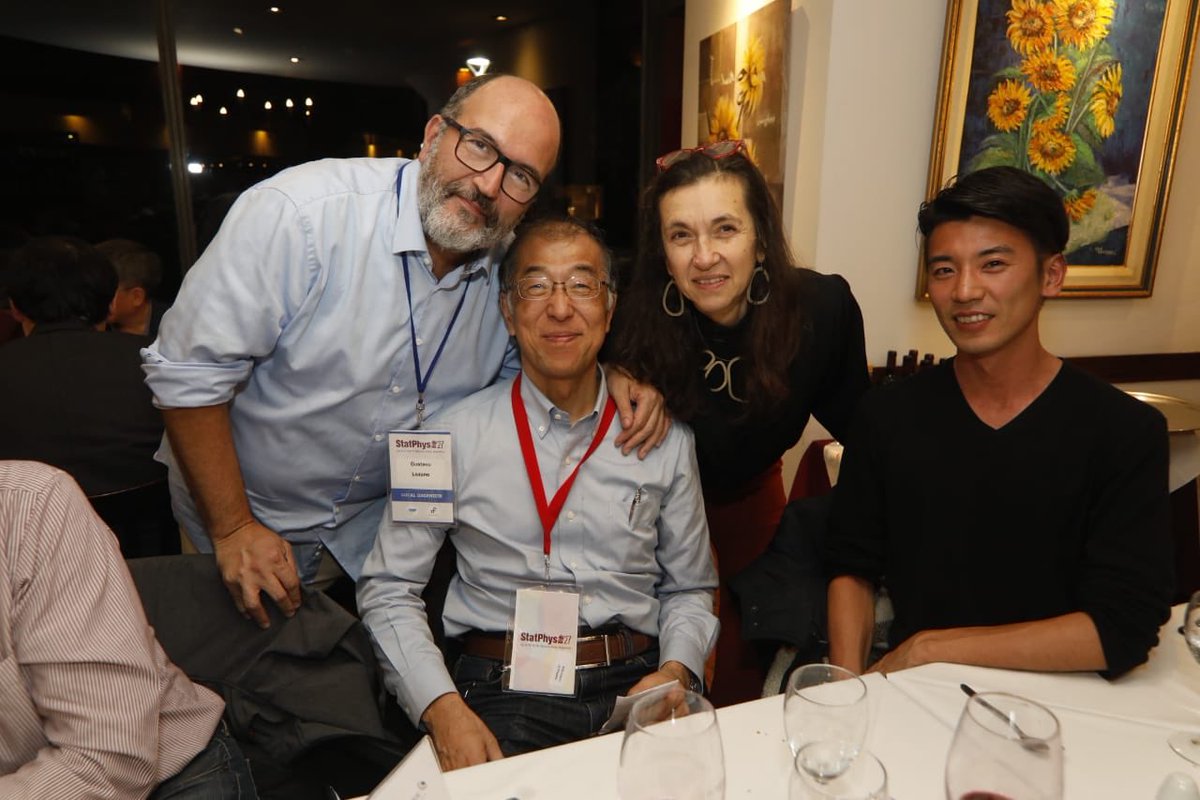 StatPhys27's tweet photo. Banquet with participants of  #Statphys27 https://t.co/FJaRsF4RwI