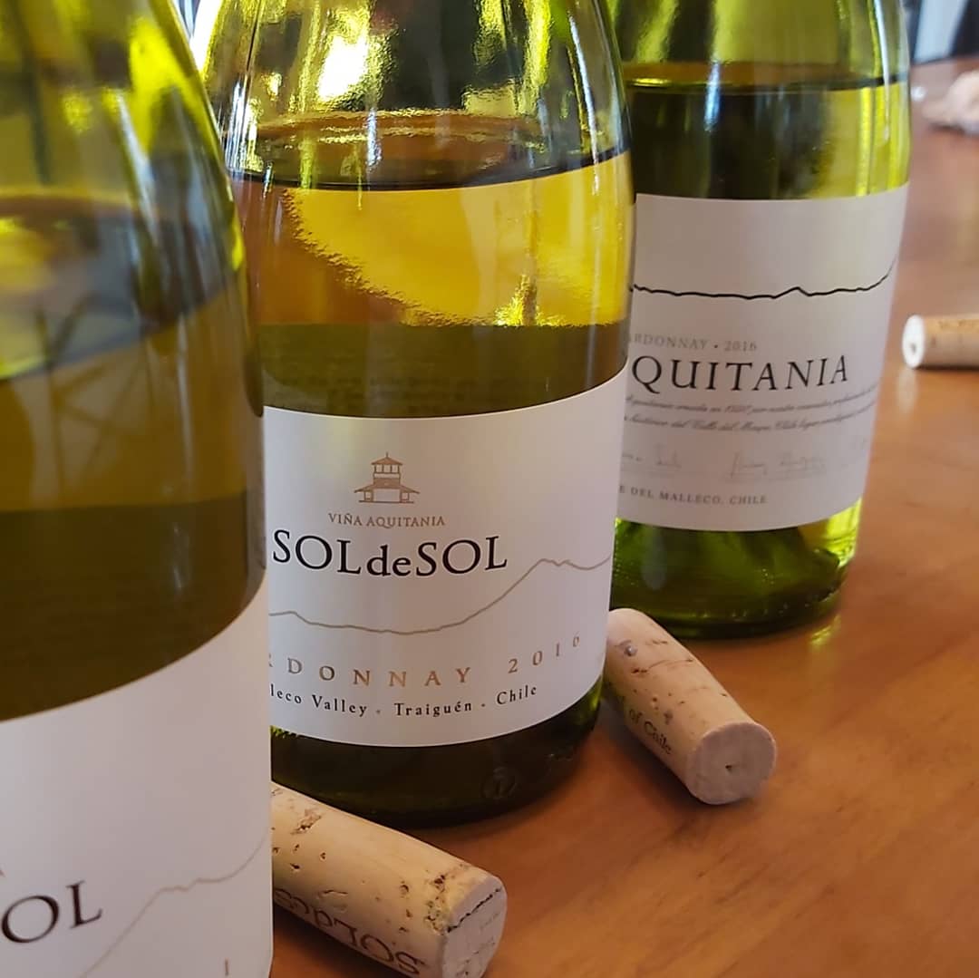 reinaentrecopas's tweet photo. Hay vinos que tienen tanto peso por lo que significan, que sus hermanos menores pasan desapercibidos. Aqui dos buenos ejemplos que vale la pena atreverse a descorchar, bajo la sombra del gran Chardonnay #SoldeSol y Cabernert #Lazuli de @VinaAquitania. Aquitania Chardonnay es... https://t.co/hqvm2ZL4vu