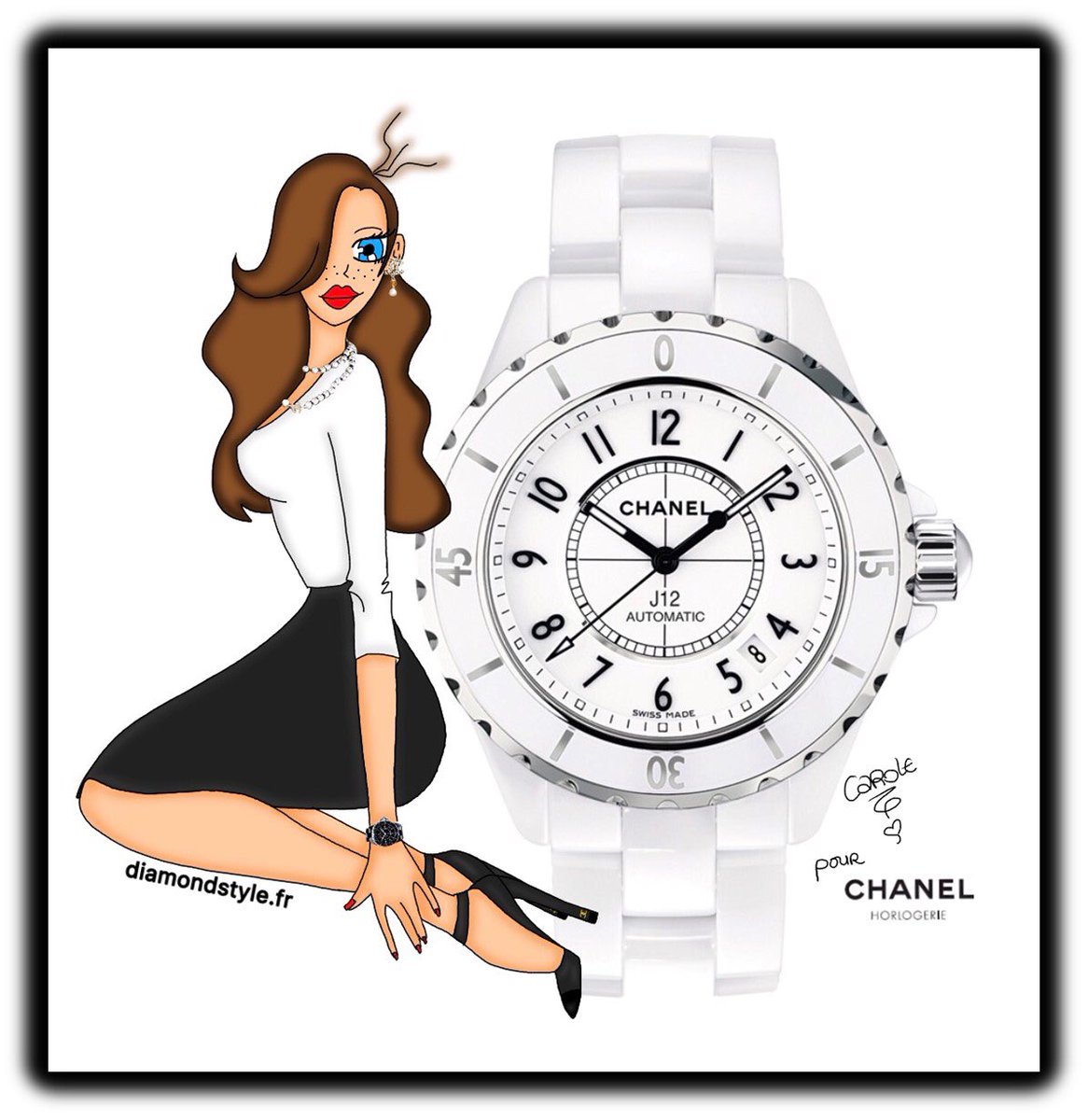 What time is it? #ItsAllAboutSeconds ⏳⛵️ #TheNewJ12 by <a href="/CHANEL/">CHANEL</a> is the watch for a woman who is in touch with her life &amp; with this intimate timepiece that can shape destiny in a few seconds 🕰✨
More on diamondstyle.fr
#DiamondStyle #CHANELHorlogerie #CHANELWatches