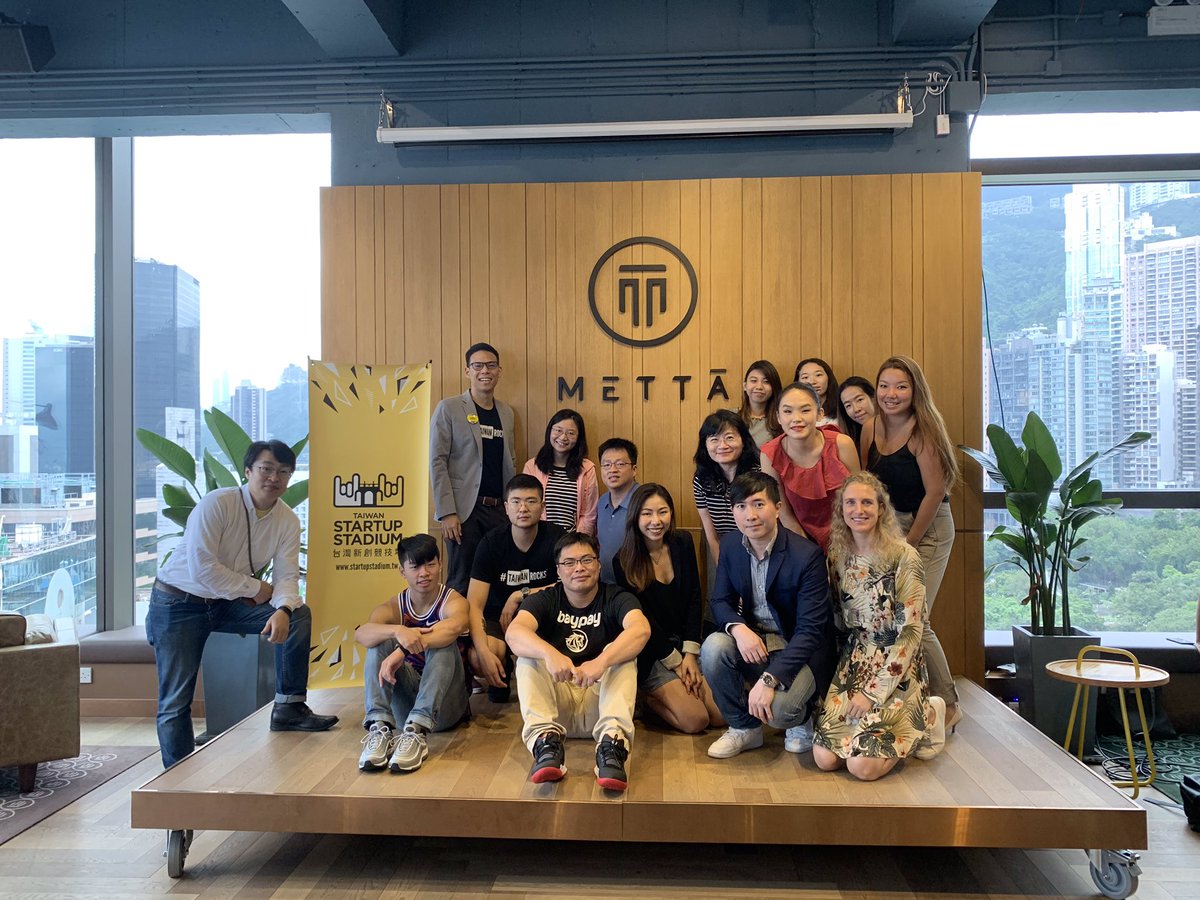 startup_stadium's tweet photo. Thank you @MettaHKG and https://t.co/JG4b4O9yeU for having us! Had such a wonderful time checking out their clubhouse and learning about how they help startups connect with corporates.
#TaiwanRocks #AsiaRocks #StartupLife #TSS #Metta #nestvc https://t.co/lqgsvKcNfa