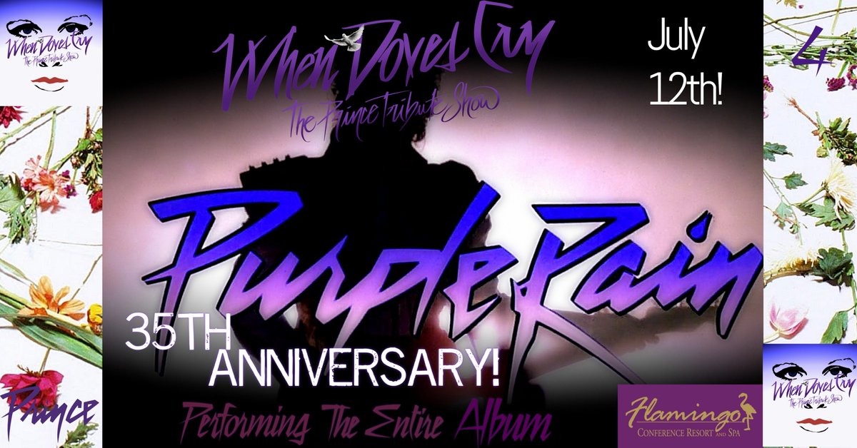 WDCPrinceTrib's tweet photo. Friday, July 12th!
Live in Santa Rosa, CA at the @FlamingoResort.

Get your Tickets!

https://t.co/ocJSQCclHT

#prince4ever #love4oneanother https://t.co/dpeXlDC2Dt