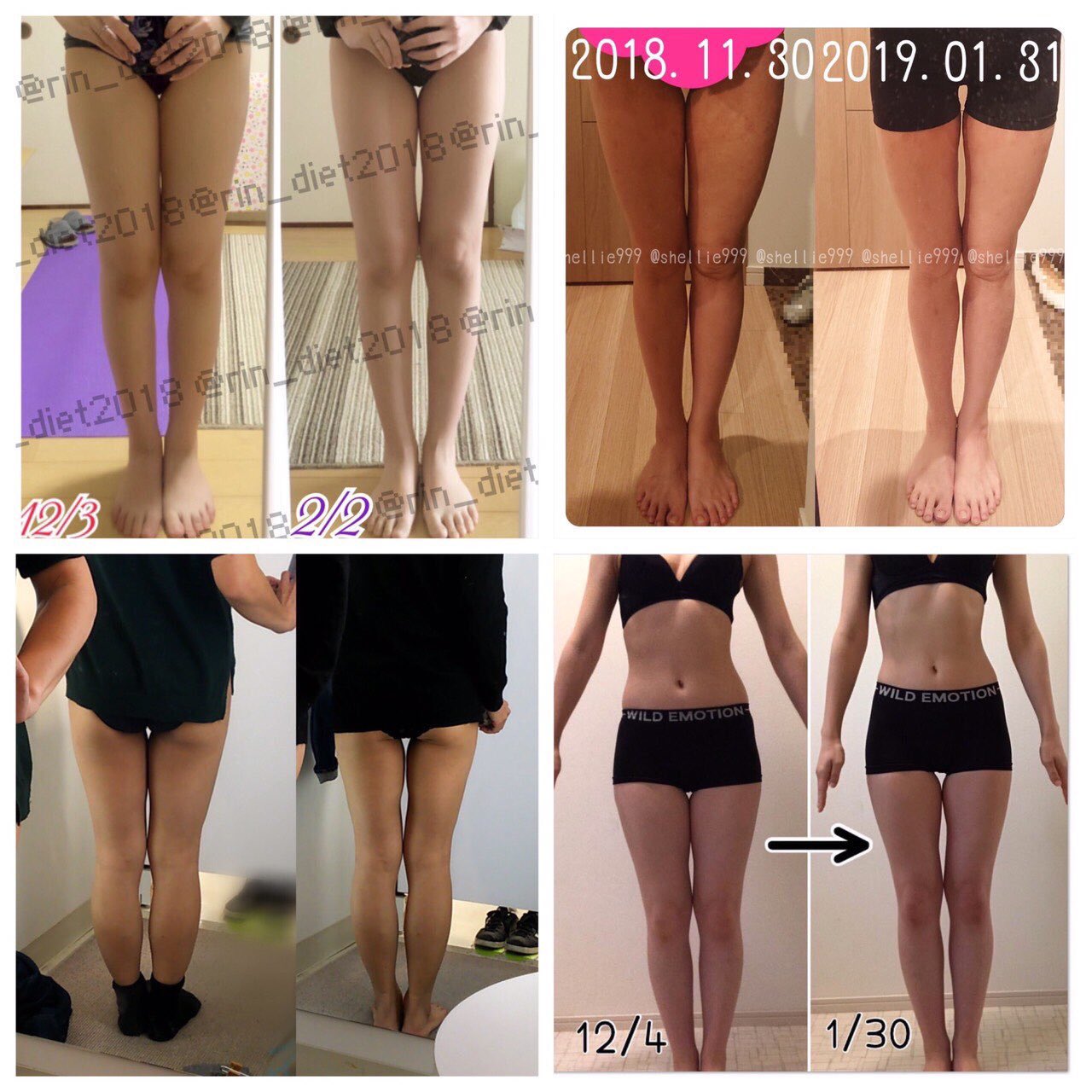 石本 哲郎 Auf Twitter 脚やせ祭りの結果を移行したよ 素晴らしいビフォーアフターだらけ 体重がそこまで変わらないのにここまで脚って変わるんだって思うはず ダイエットしても脚だけ痩せないという女性は是非見てね ブログには神トレ質問まとめもあるので