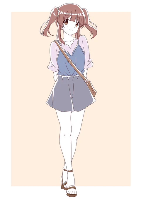 智絵里春夏コーデ 
