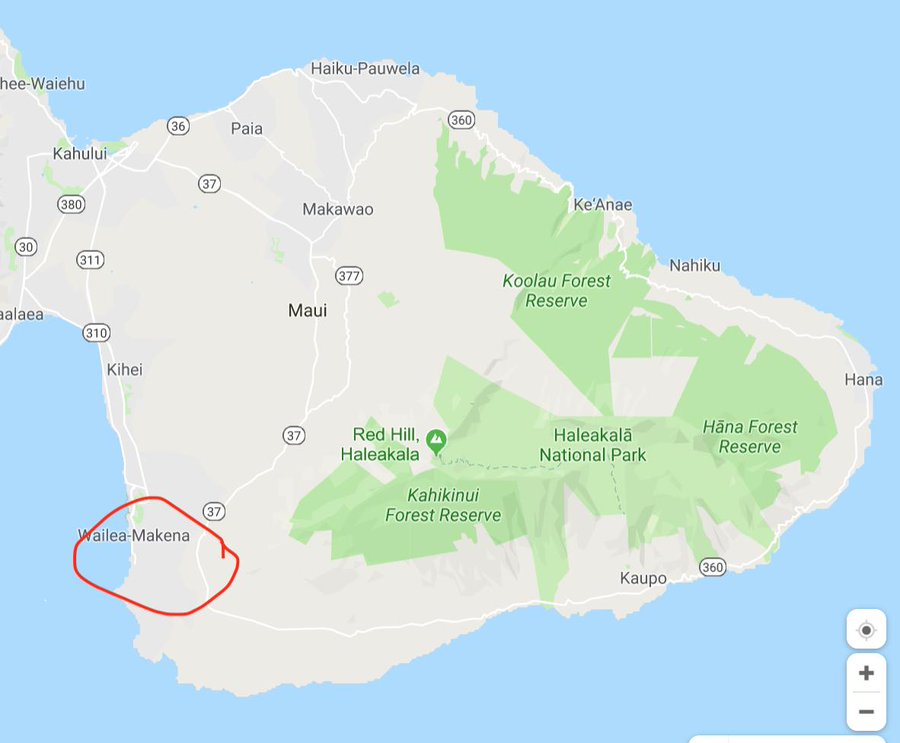 Oprah S Maui Home Map Oprah Opens Road For Kihei, Maui Fire; Some Confusion Remains | Heavy.com