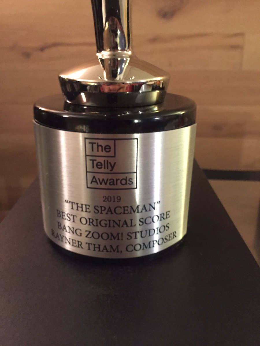 RaynerTRQ's tweet photo. Got a pleasant surprise today! Thanks to Eric and the team who made this happen!!! More to come!!! 🤘🤘🤘 @BangZoom #tellyawards https://t.co/zjzjuIZR9V