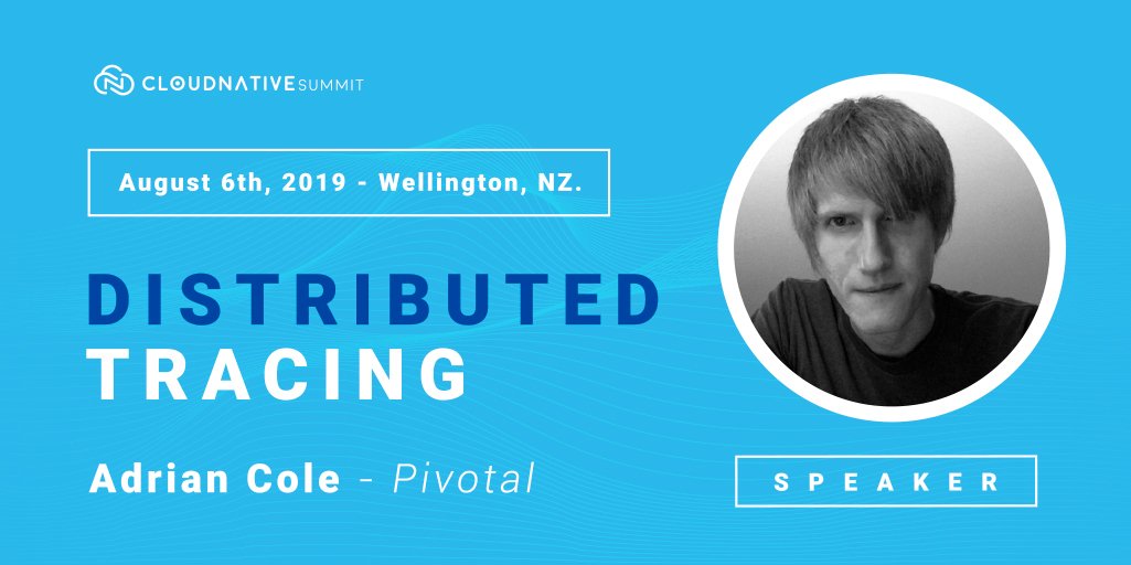 If you haven’t heard yet, distributed tracing allows you to understand a  single request as it crosses an arbitrarily complex architecture. <a href="/adrianfcole/">codefromthecrypt</a> gives you tips and strategies to "Set your sites on tracing"

cloudnativesummit.co/nz/speaker-adr…

<a href="/zipkinproject/">Zipkin</a> #cloudntv #APM #oss #NZ