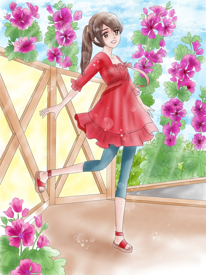 7月12日の誕生花は 銭葵 ゼニアオイ です 花言葉は 母の愛 他 誕生花うん 愛ちん ゆめみ愛 の漫画