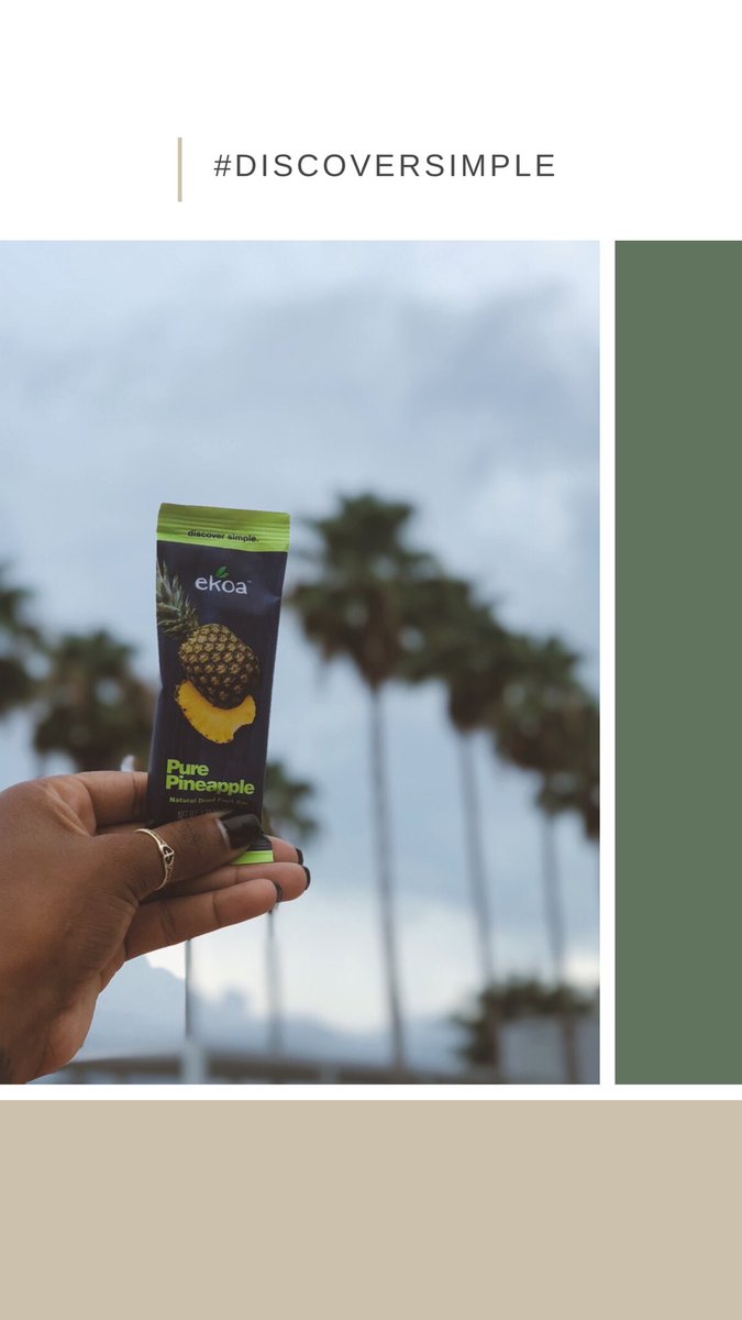 TheSportsKase's tweet photo. Outdoor workouts with my @ekoa_brands . One of my go to pre-workout snacks 🏃🏽♀️ #discoversimple #bemindful #beekoa https://t.co/VPigkFXwZR