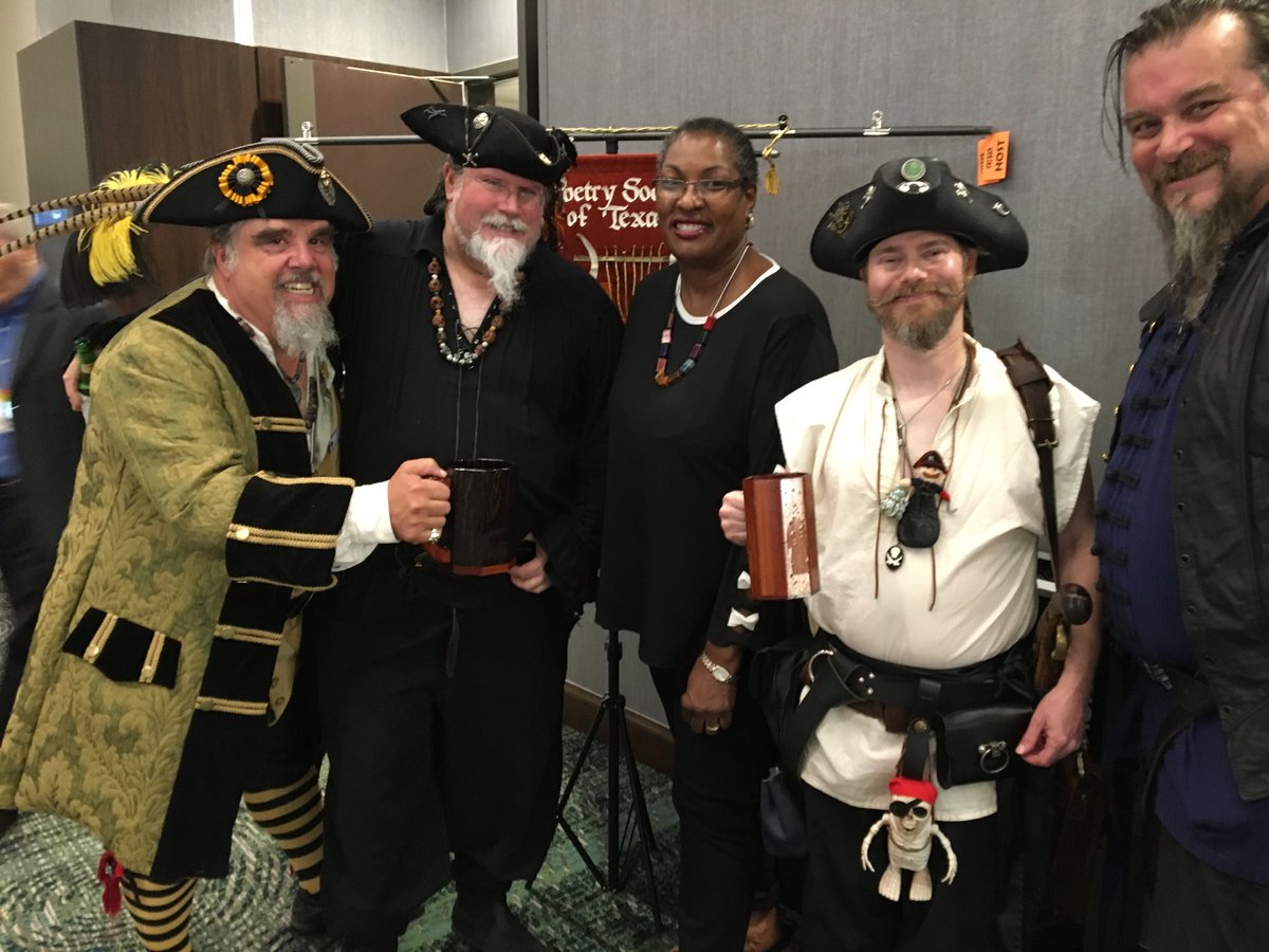 walkerld1's tweet photo. Had to be there! Fun with Steve Sanders and The Sea Dogs at Poetry Society of Texas Summer Conference. https://t.co/8yNjmmxTHy