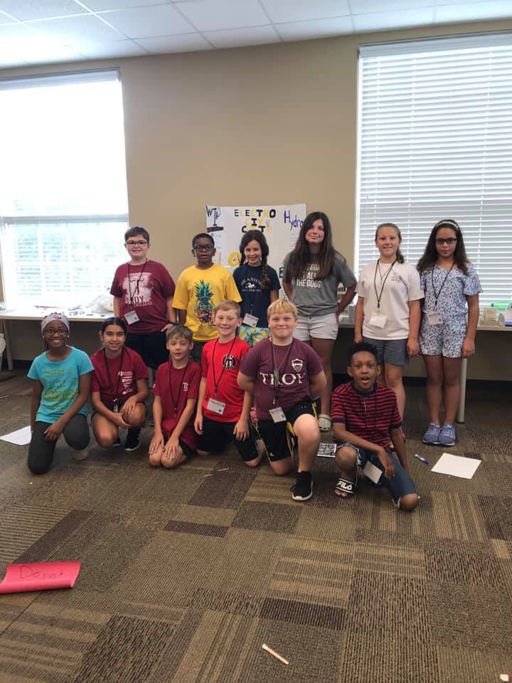 TroyElementary1's tweet photo. Very excited to see so many of our awesome TES students participating in Kids at College “Powering up with STEM!” Thank you Troy University for this wonderful opportunity! #TEStrojans https://t.co/EKGgs0aS0b