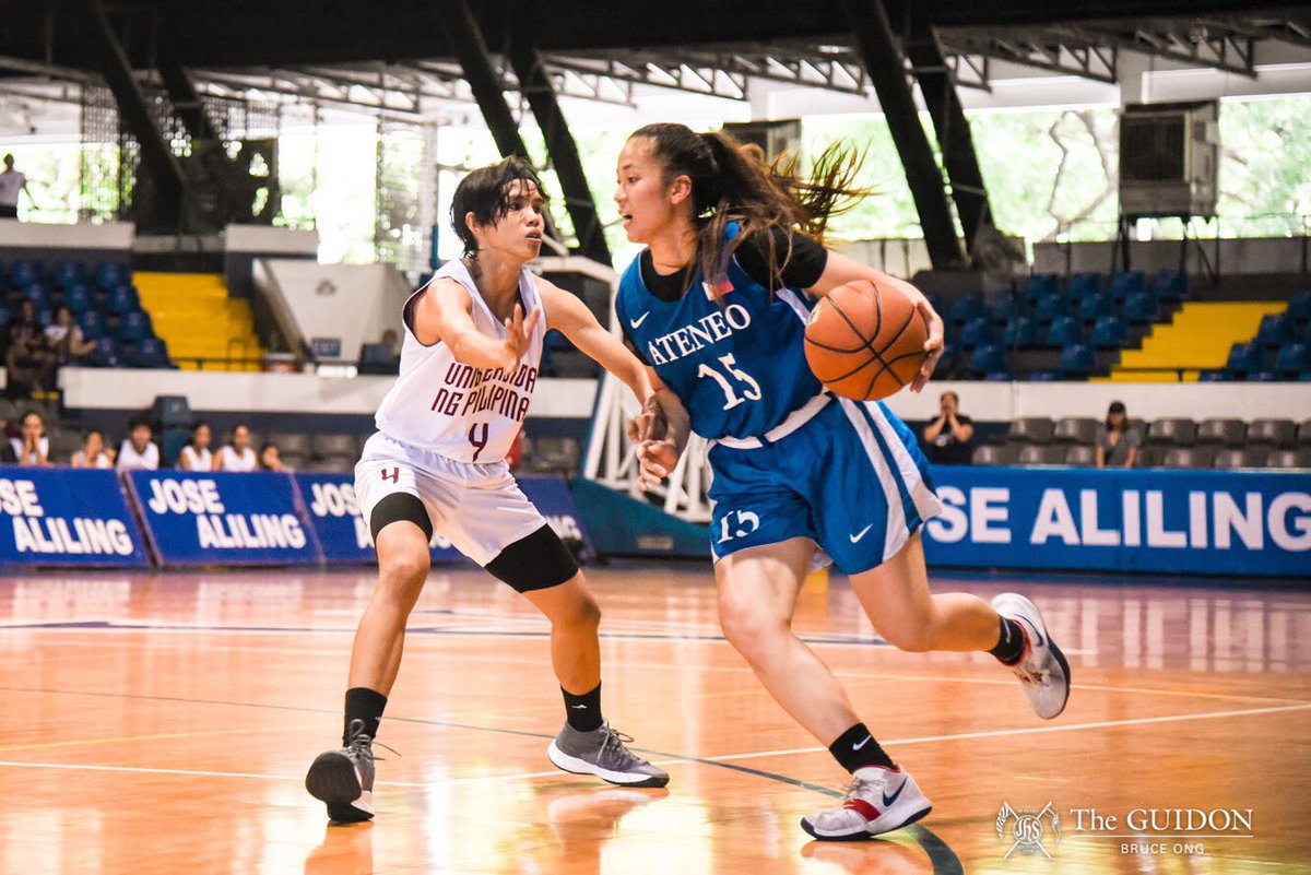 Rick_TheGUIDON's tweet photo. PLAYER OF THE GAME: Jhazmin Joson was a force for Ateneo, tallying 15 points, six rebounds, two assists, and two triples to lead the Lady Eagles to a 3rd place finish in the 2019 Women’s Baskeball Invitational.
#Invitational2019
Photo by Bruce Ong https://t.co/AAG05fTWPx