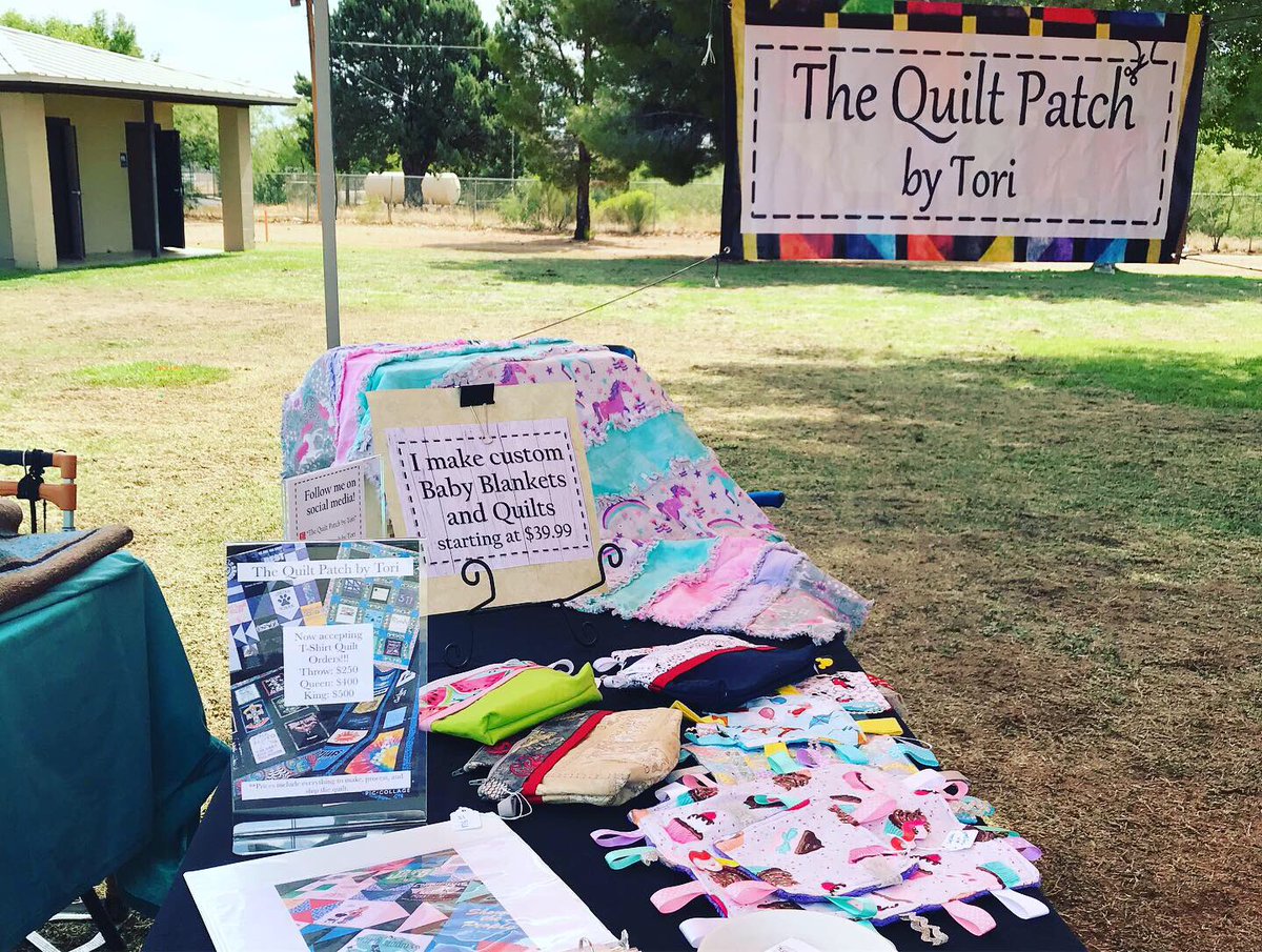 quilt_patch's tweet photo. I had a great time as a vendor at the Sierra Vista Farmers Market! https://t.co/KirnV0Rbfe
