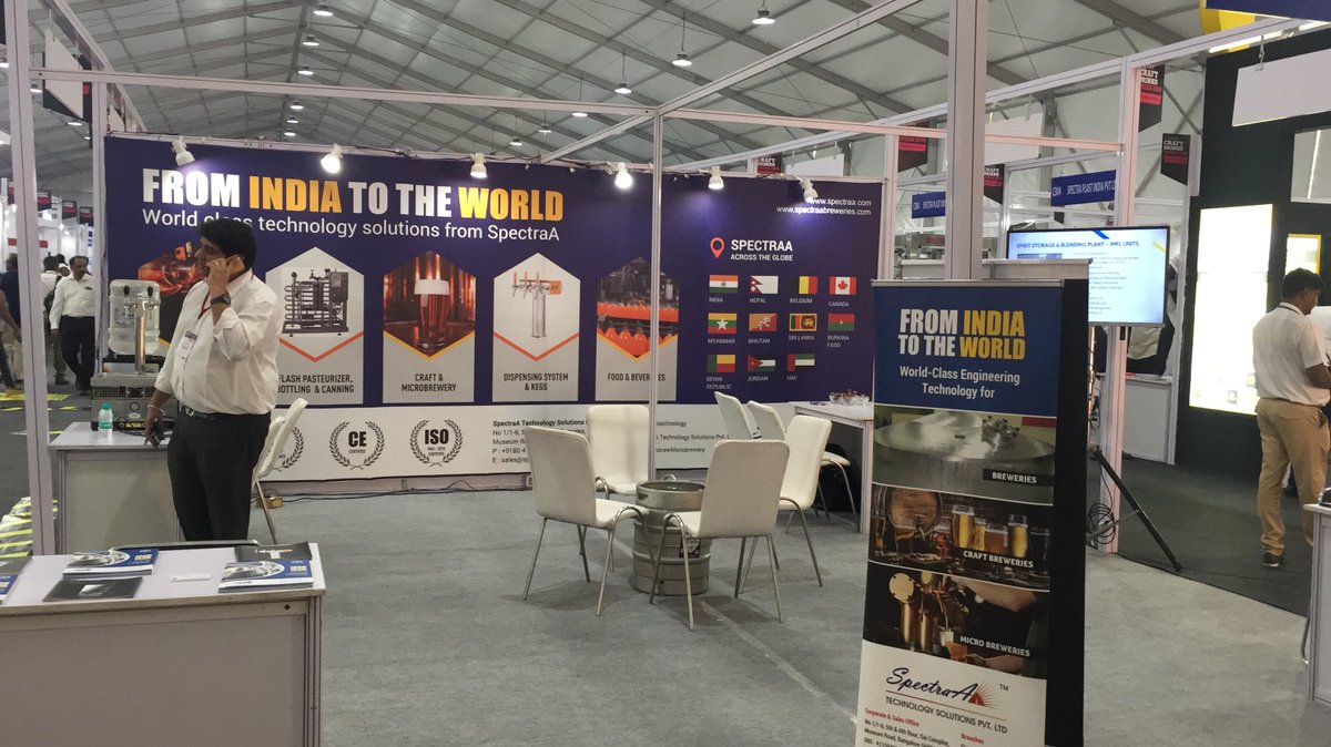 SpectraABrew's tweet photo. We sincerely thank you so much for visiting our booth at the #craftdrinkindia2019 held at Manpho Convention Center from July 3rd to 4th.
We appreciate your taking time with us at the exhibition.We are delighted to have such a lot of interests and inquiries for our latest products https://t.co/yV6smSrKpL