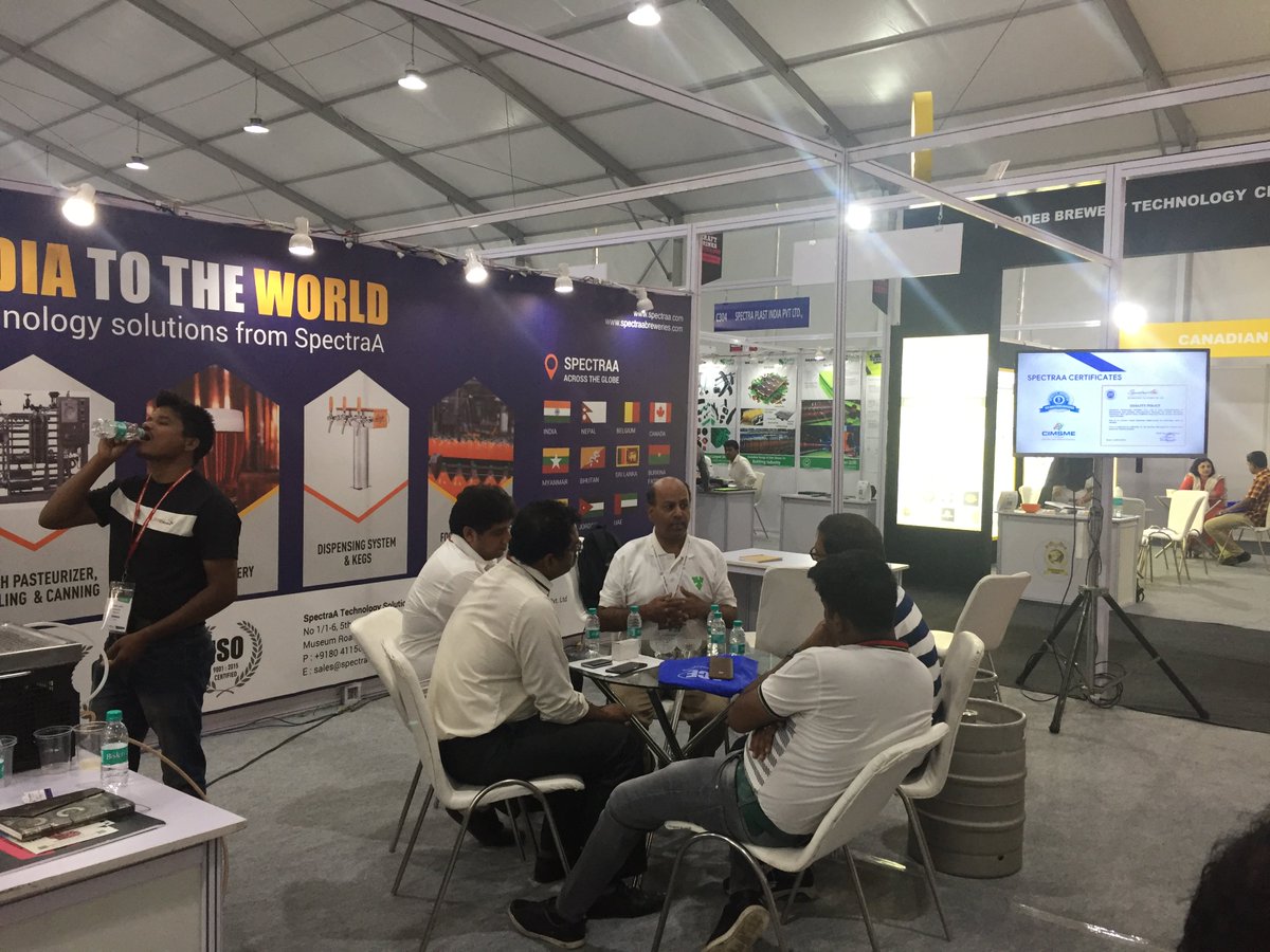 SpectraABrew's tweet photo. We sincerely thank you so much for visiting our booth at the #craftdrinkindia2019 held at Manpho Convention Center from July 3rd to 4th.
We appreciate your taking time with us at the exhibition.We are delighted to have such a lot of interests and inquiries for our latest products https://t.co/yV6smSrKpL