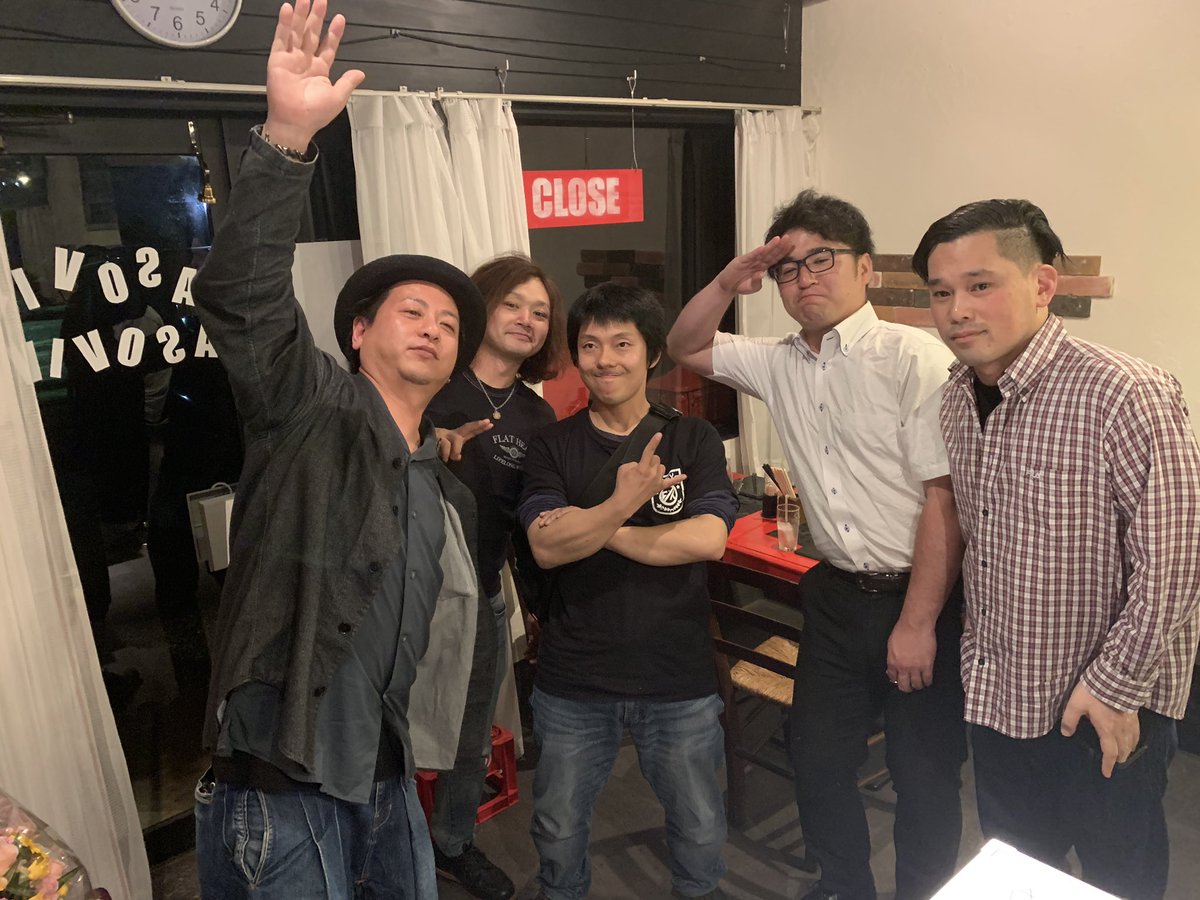 junxjunxjunx's tweet photo. ASOVIVA プレオープン2日目ありがとうございました。
まだ慣れない面ばかりですが、平日なのに足を運んでいただきありがとうございました!!
写真撮れなかった方々すみません!!
#ASOVIVA
#JRJ
#力士団
#BCG
#F4Y
#自己批判ショー https://t.co/CTZ47Otx0d