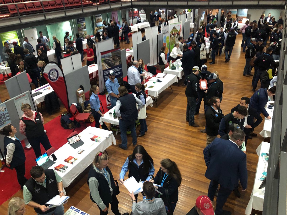 PeteMcGil's tweet image. 44 companies chasing graduates for their businesses ⁦@ausmeatjudging⁩ conference careers expo this morning! Red meat industry is #booming and hungry to build #capability #capacity ⁦@meatlivestock⁩ ⁦@AusRedMeat⁩