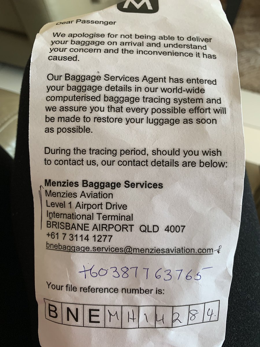 jignyasha's tweet photo. @MAS totally disappointed with the service after flight. Got a bag damaged on flight to Brisbane from Mumbai on 10th July. Also, haven’t received the stroller that I checked in. Not been able to contact @MAS and no communication from them since I reported at the airport https://t.co/T5eAZcKxT3