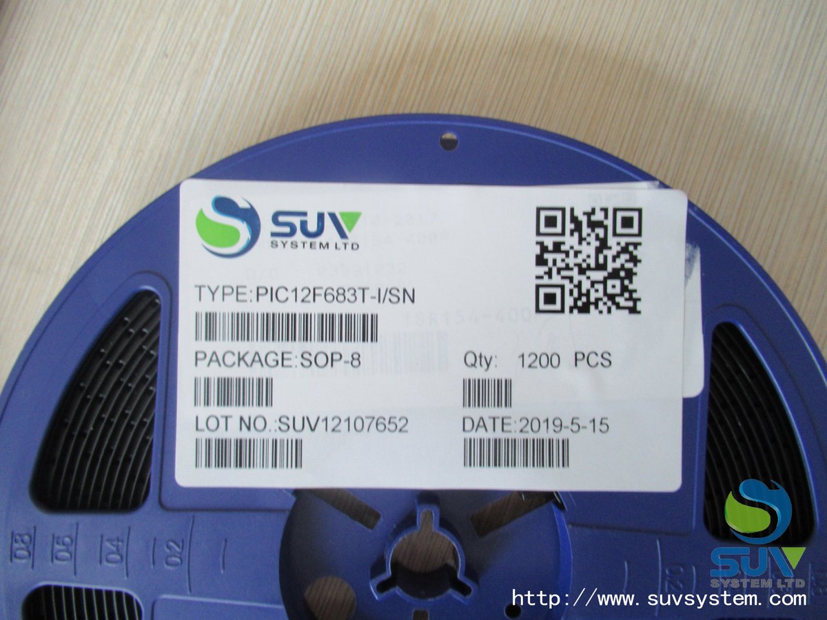 SUVSystemLtd's tweet image. PIC12F683-I/SN 1200pcs MICROCHIP 2018+ 0.6USD 
▶ IC MCU 8BIT 3.5KB FLASH 8SOIC
▶ Datasheet:bit.ly/2L3nfZf
Contact us: suvsystem.com/ContactUs.aspx
#EmbeddedMicrocontrollers #PIC12F683ISN