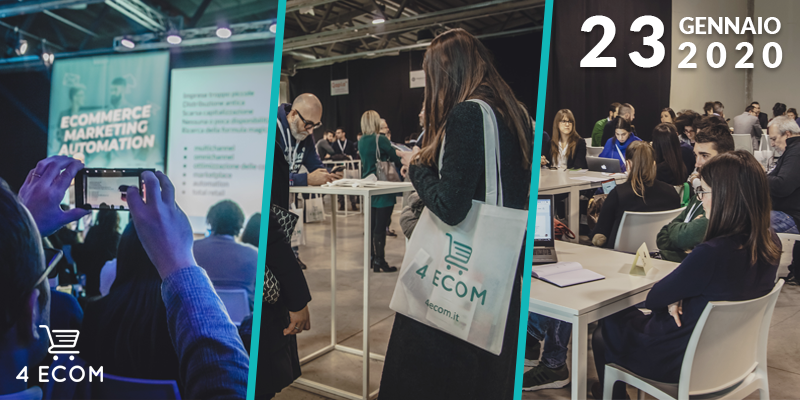 4eCom_'s tweet photo. ๐ #4eCom l'evento per gli #eCommerce รจ giunto alla sua terza edizione.
โก๏ธ Maggiori info: https://t.co/KjLvuRUaTa
๐ Ti aspettiamo il 23 Gennaio 2020 al @TalentGardenit
โณ #Offerta limitata: #biglietto eCommerce a soli 29โฌ https://t.co/Bp7nsHQCWh
#4eCom2020 #networking #1to1 https://t.co/VJcVD1f3ws