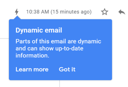 Google is slowly rolling out dynamic emails in gmail powered by the new AMP spec: developers.google.com/gmail/ampemail/

Think this could be huge. Email has always been static but is perhaps even more universal than the browser as a platform