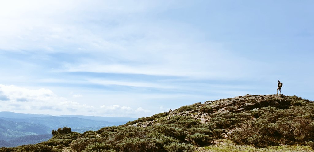 Good morning! An early morning hike up Chemurgoi Hill before heading to W. Pokot. Literally upon the clouds.  @lets_drift checks out Cherangany Hills and  @dgichuru always wears the brightest