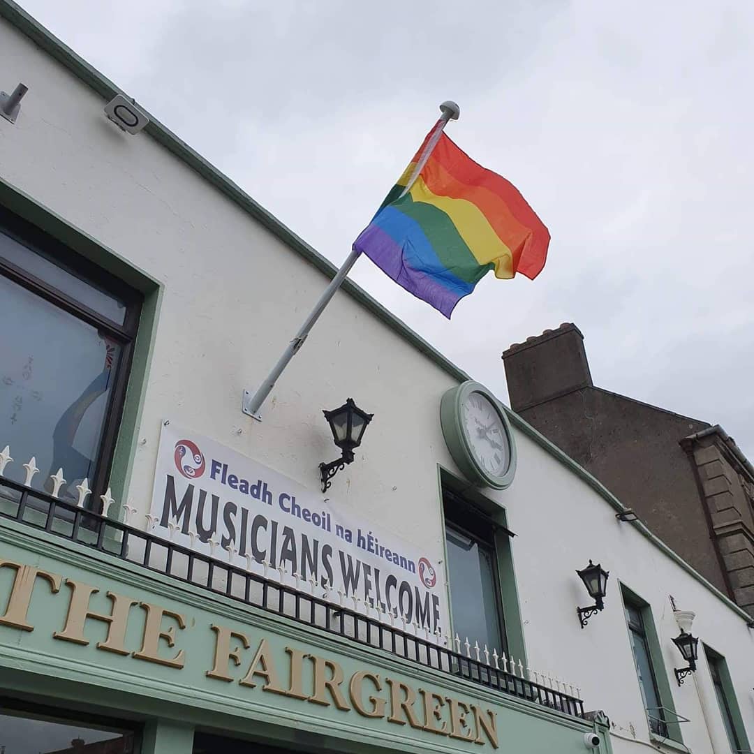 Great support from @TheFairgreen Drogheda, For Drogheda Pride Festival. Thank you for your support