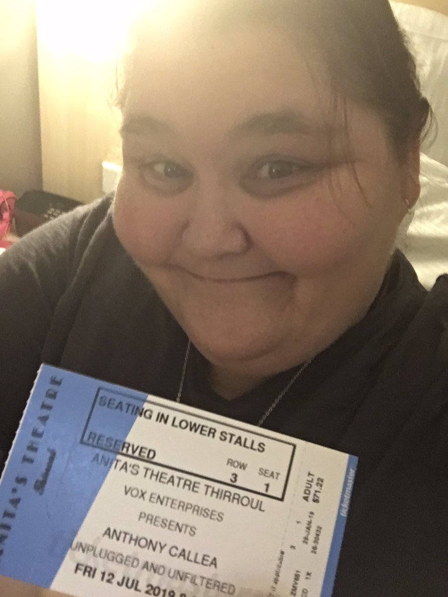 jojop72's tweet photo. @AnthonyCallea So EXCITED to see you Tonight it’s going to be a Great night 3rd row https://t.co/C2X6Sqdj7Q