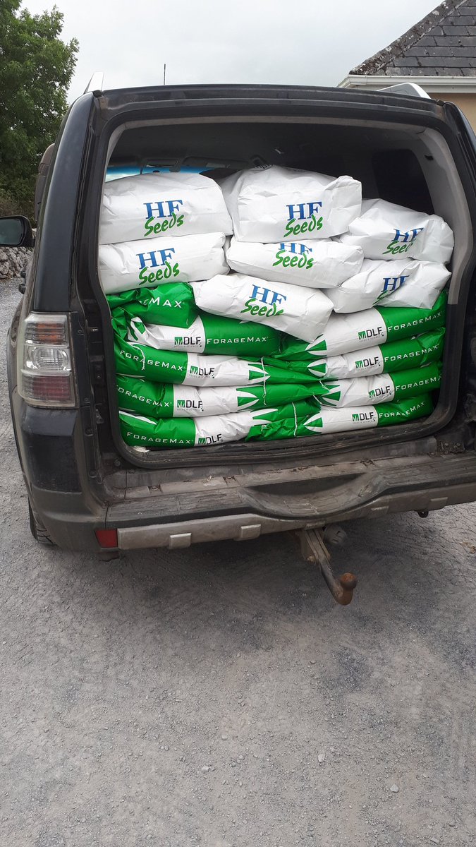 Another delivery of high hill for heavy peat ground . Hybrid silage mix and a special mix.  All available from <a href="/thegrassseedman/">Thegrassseedman</a> <a href="/DLF_Seeds/">DLF</a>
