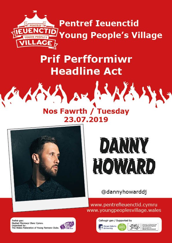 YPV_2020's tweet photo. 💥HEADLINE LINE UP ANNOUNCEMENT💥

The Village team are delighted to announce that DJ Danny Howard will be joining us at the Village this year headlining the main stage on the Tuesday evening.

Make sure you don't miss out on the biggest YFC party this year!

#8daystogo https://t.co/Xcq5QbWSLP