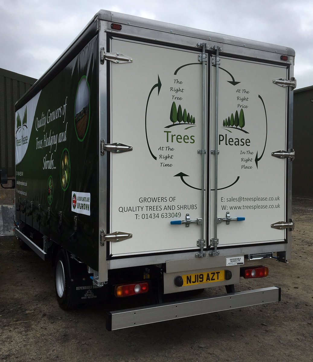 New @treesplease1 truck ready for the upcoming season. Looking good for a very busy planting season ahead.